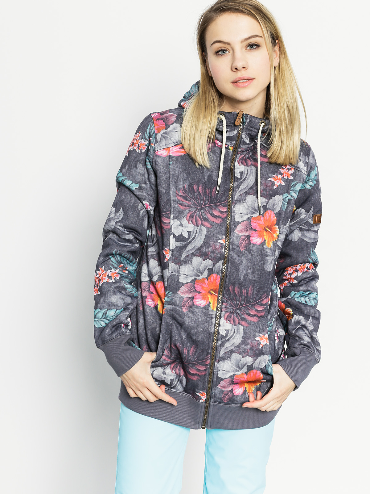 roxy frost printed hoodie