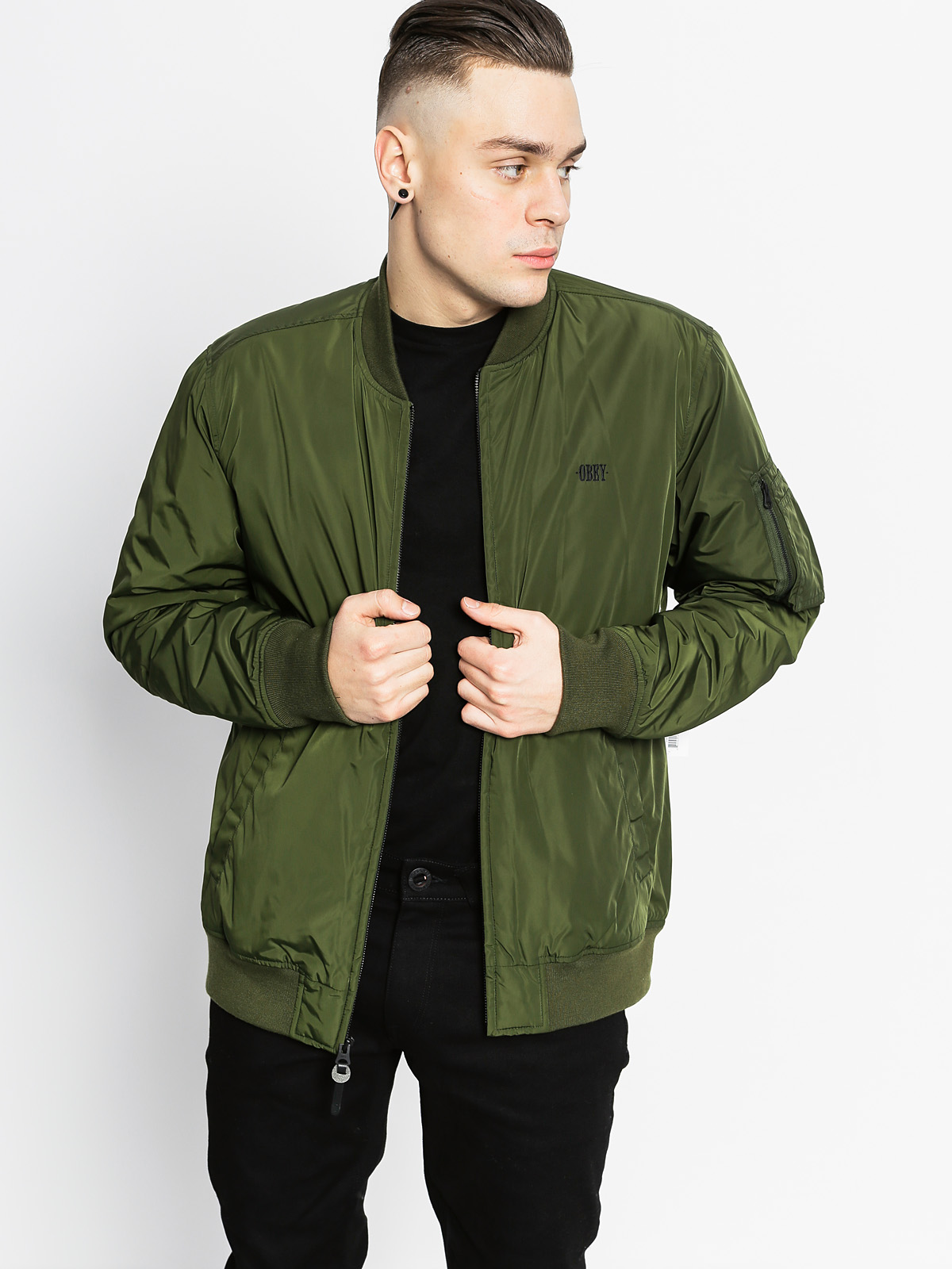 OBEY Jacket Alden (army)