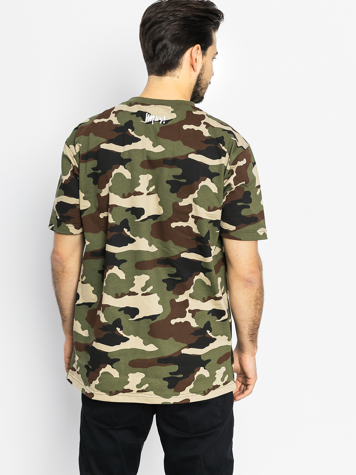 MassDnm T-shirt Signature (woodland camo)
