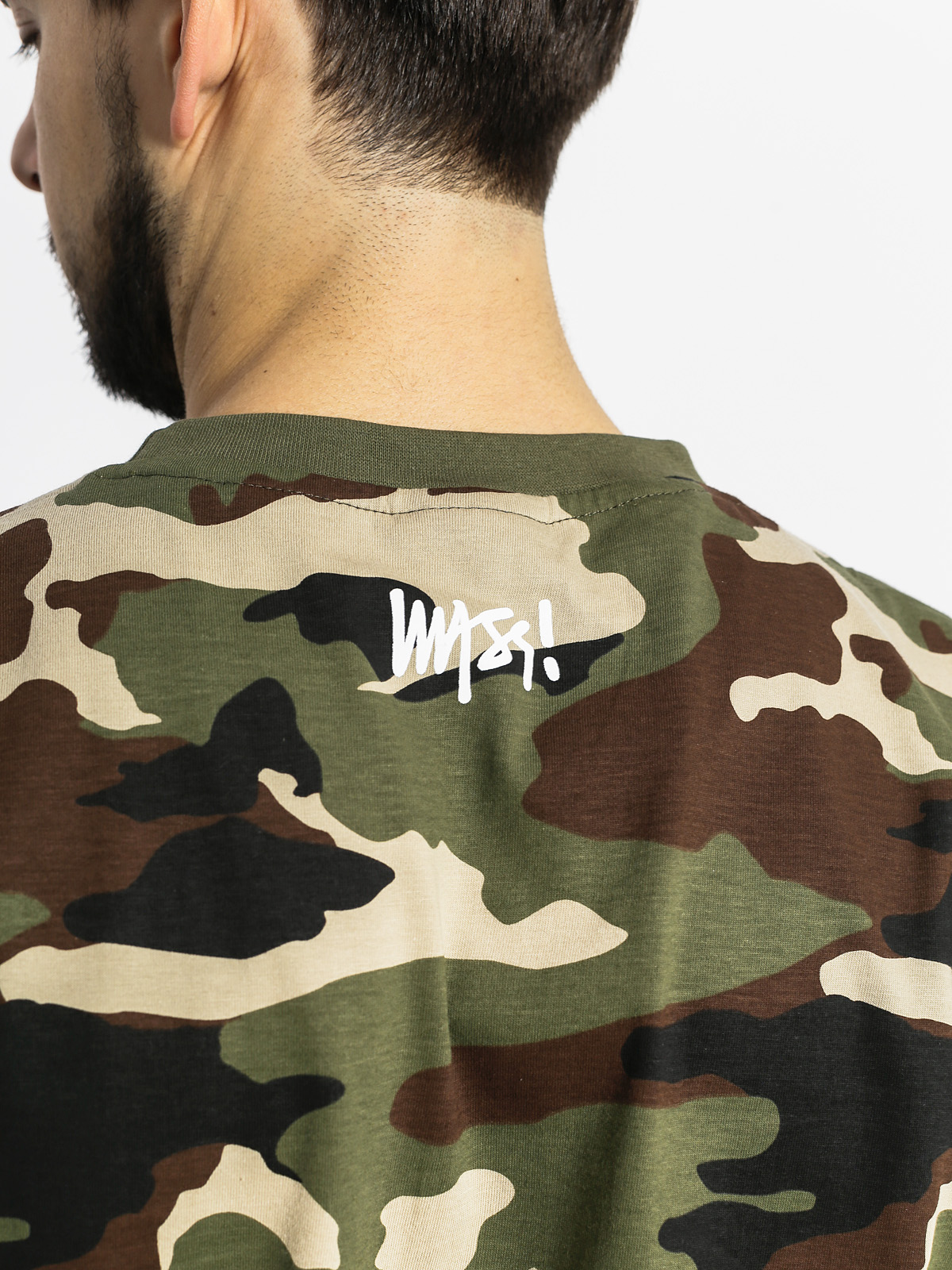 MassDnm T-shirt Signature (woodland camo)