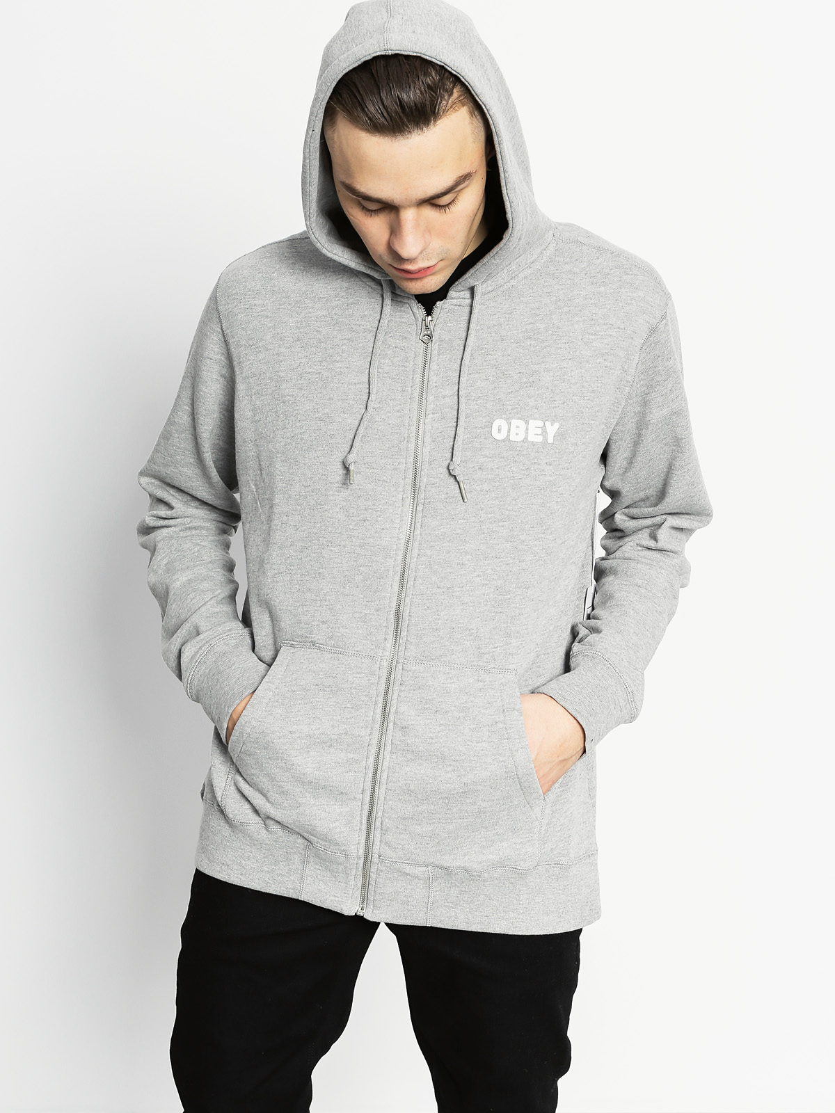 Obey zip hoodie Clearance