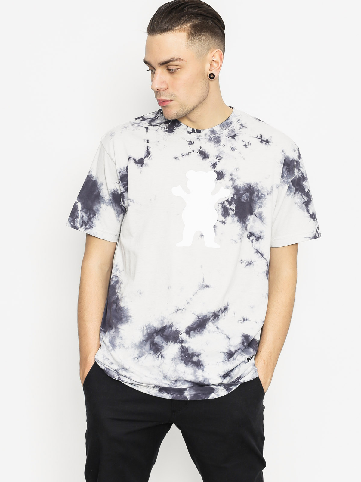 Grizzly Griptape T-shirt Glacier Tie Dye (black)