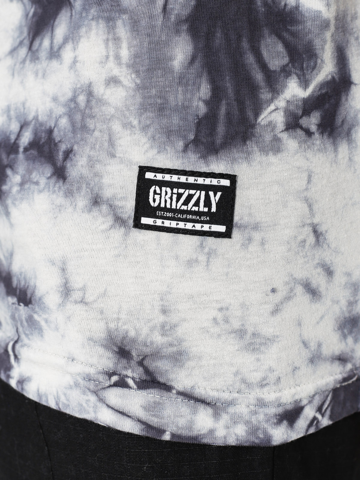 Grizzly Griptape T-shirt Glacier Tie Dye (black)