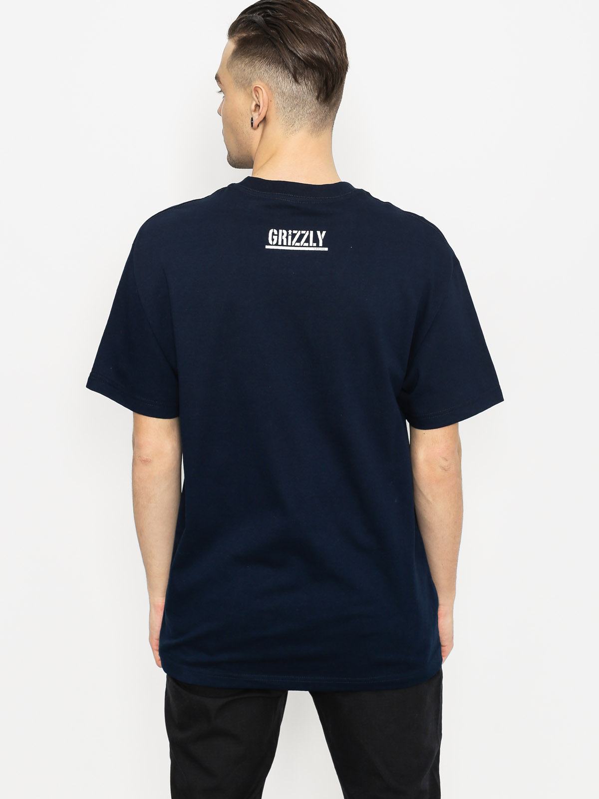 Grizzly Griptape T-Shirt Og Bear Logo (navy)