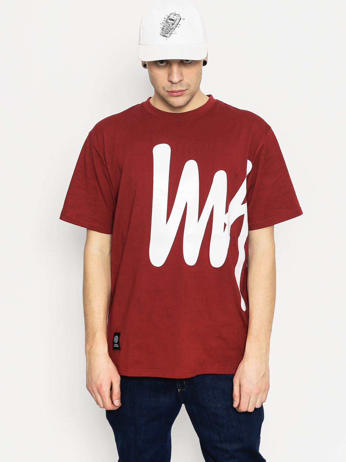 MassDnm T-Shirt Signature Big (maroon)
