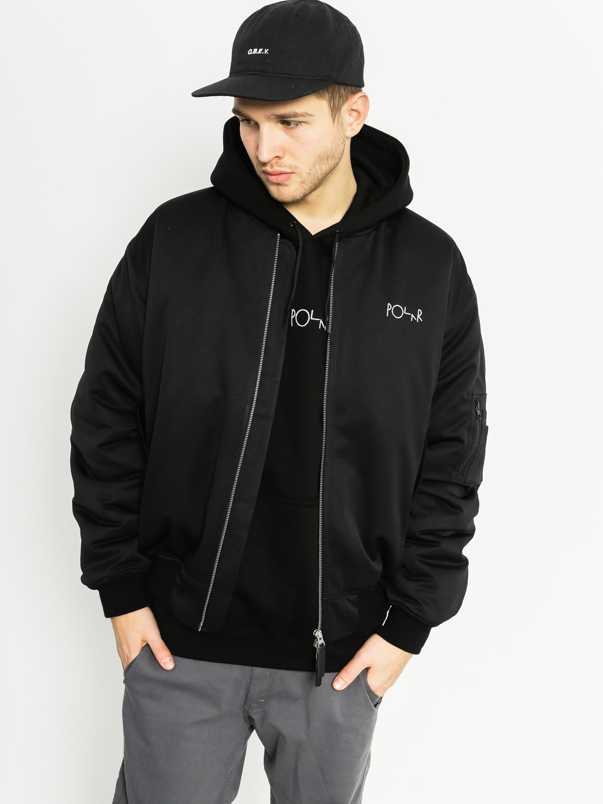 Polar Skate Jacket Bomber (black)
