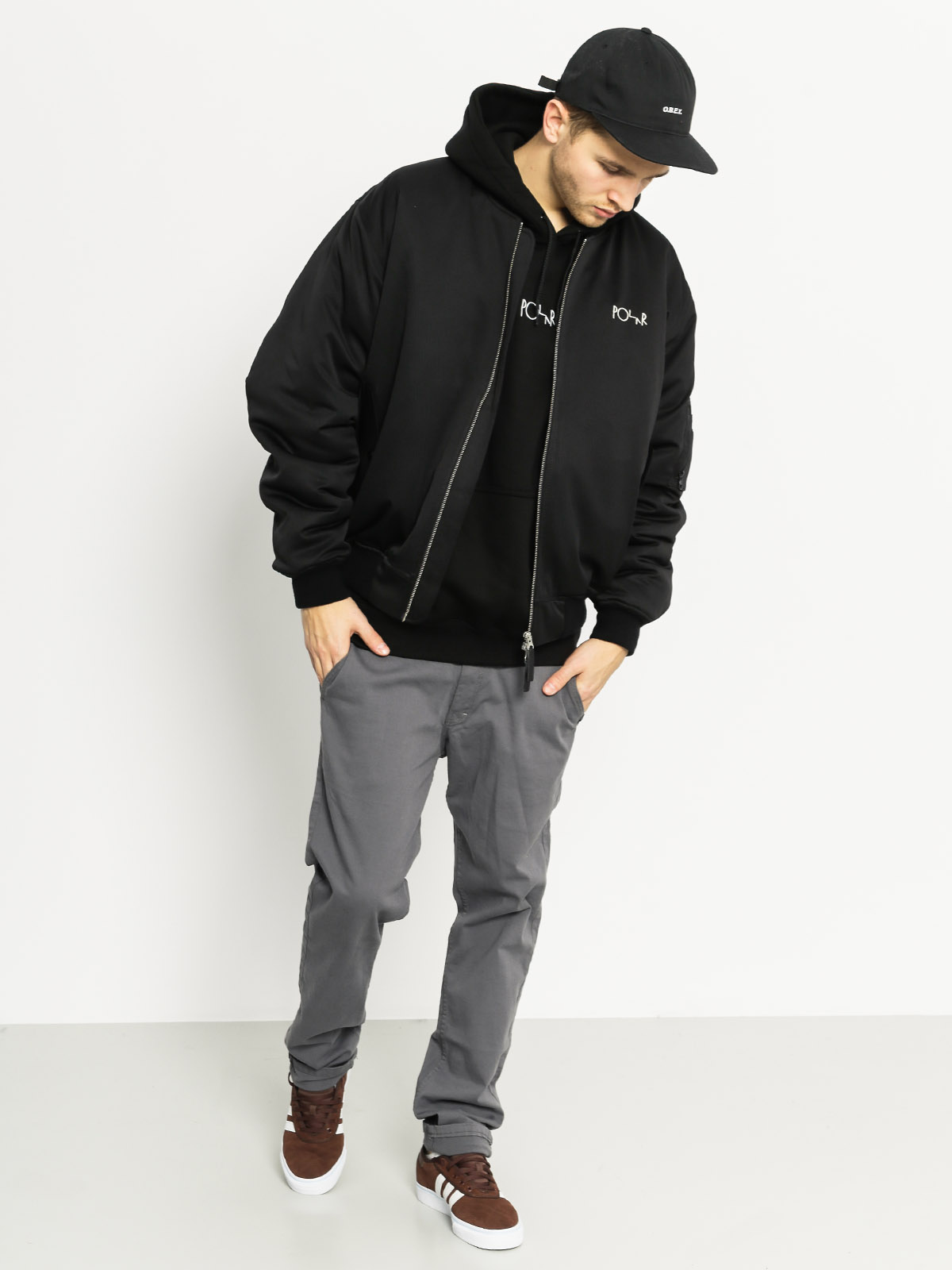 Polar Skate Jacket Bomber (black)