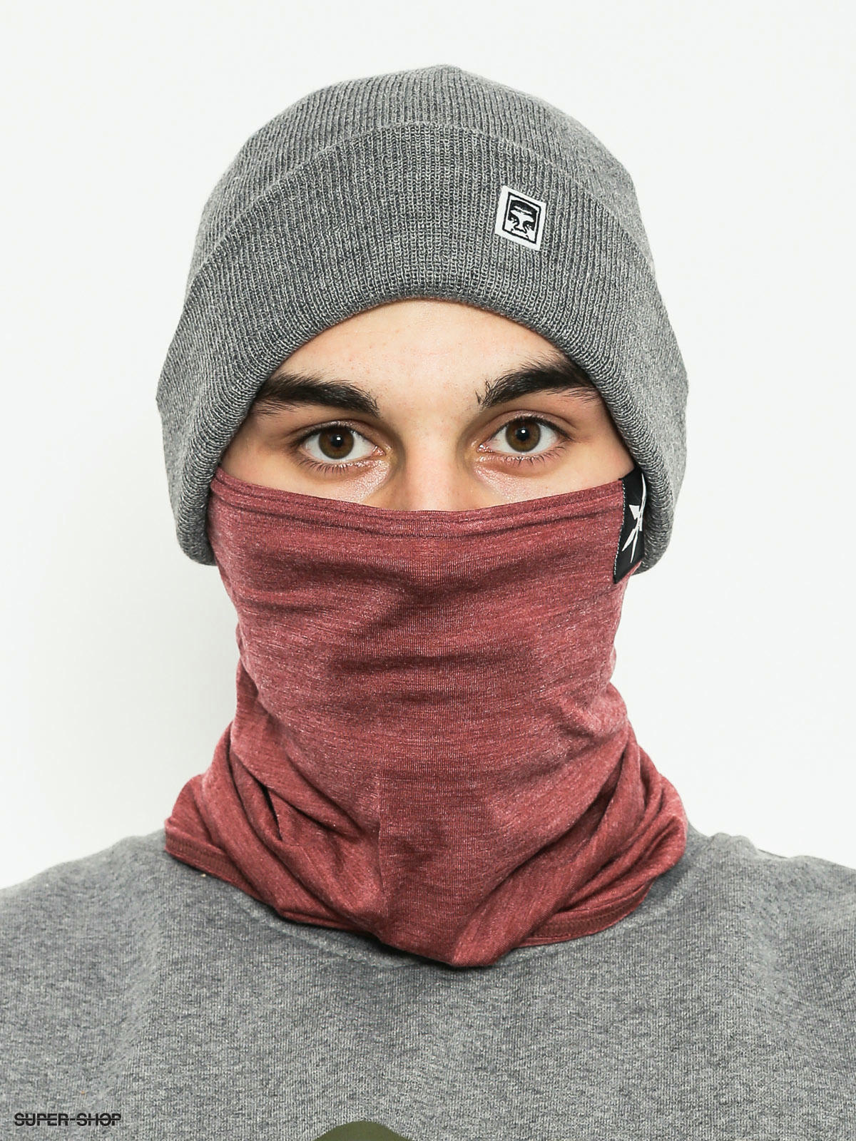 Airblaster Neckwarmer Merino Ninja oxblood