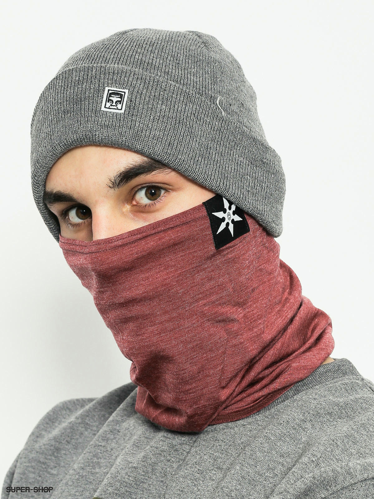 Airblaster Neckwarmer Merino Ninja oxblood