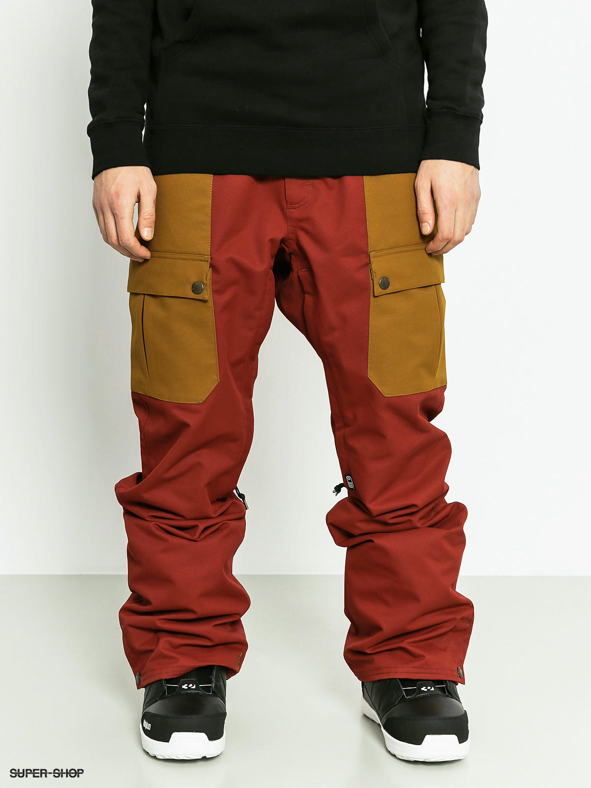 Mens Airblaster Snowboard pants Freedom Cargo oxblood