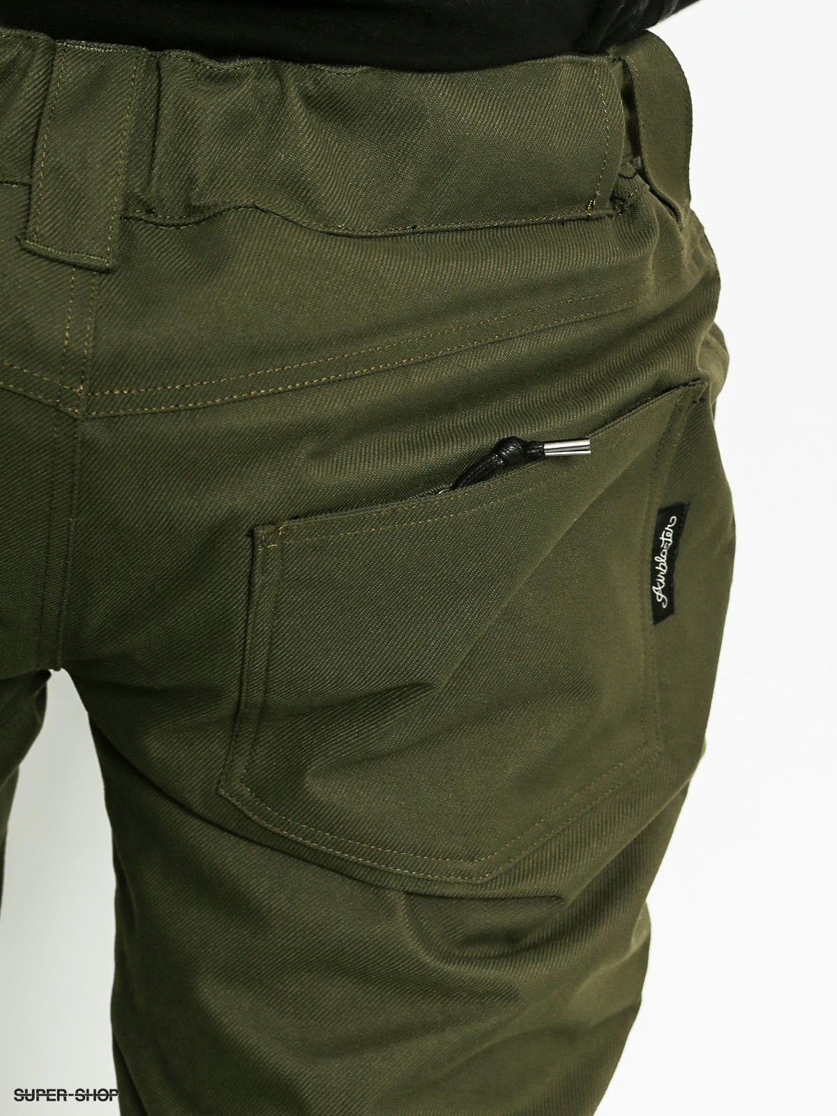 Mens Airblaster Snowboard pants Sissy olive