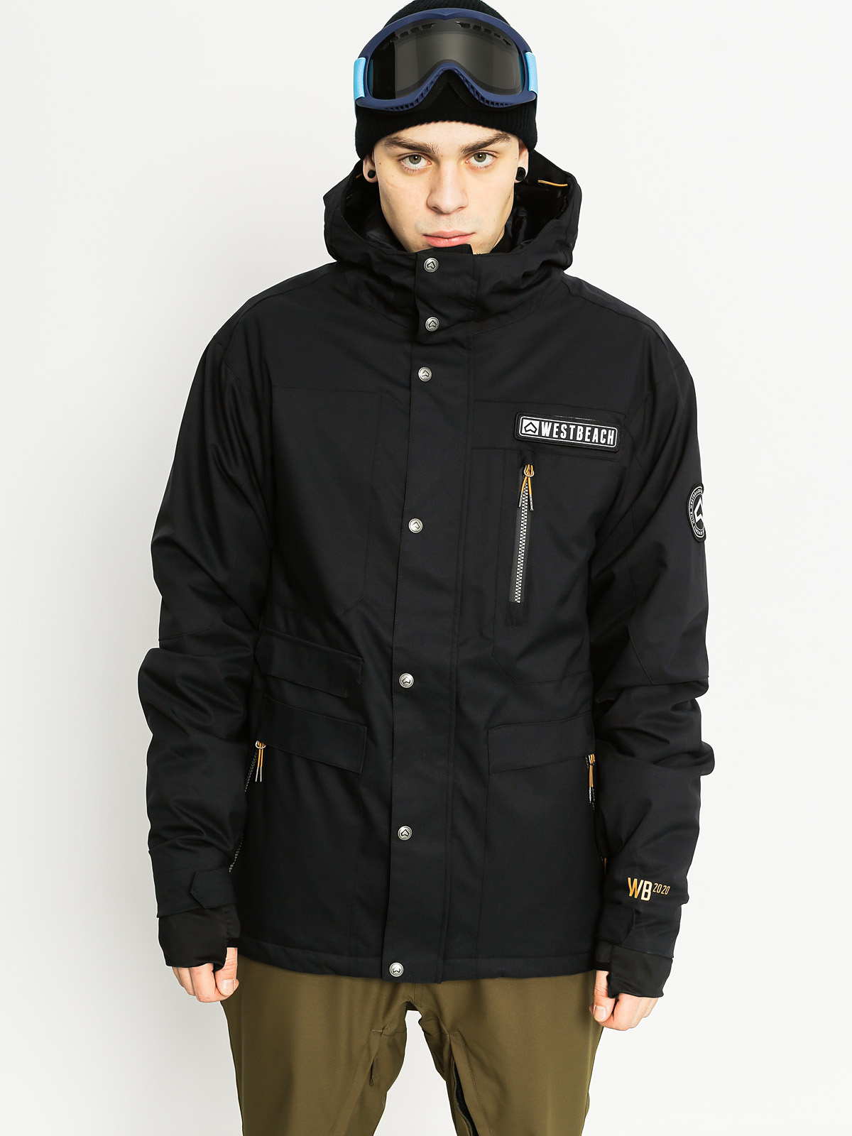 Mens Westbeach Snowboard jacket Temple (black)