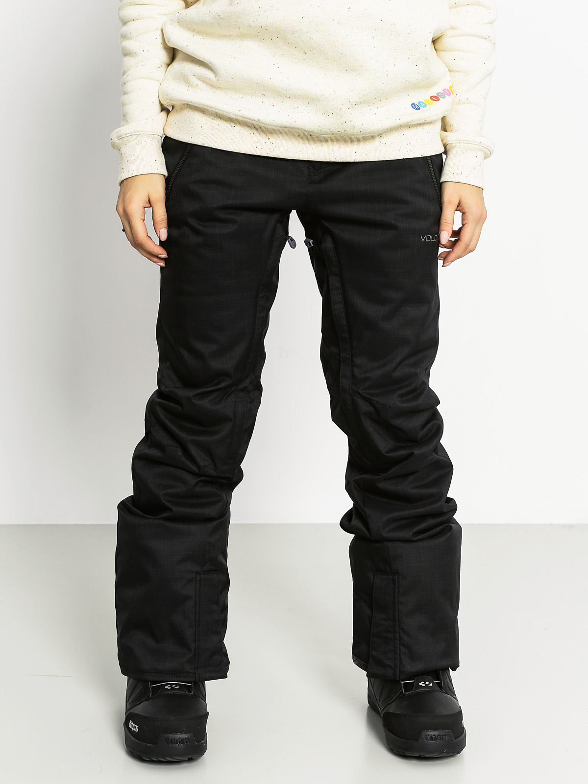 Womens Volcom Snowboard pants Calico Ins (blk)