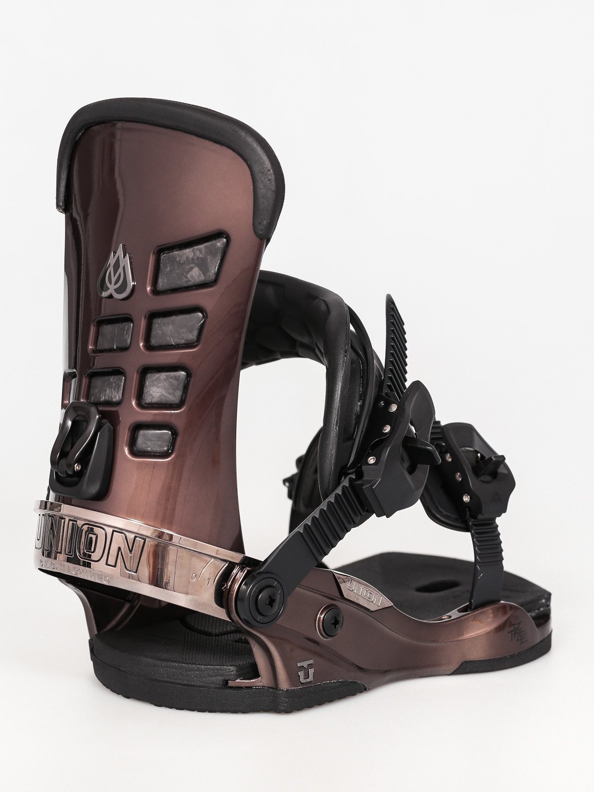 Herren Union Snowboardbindung T Rice (metallic black)
