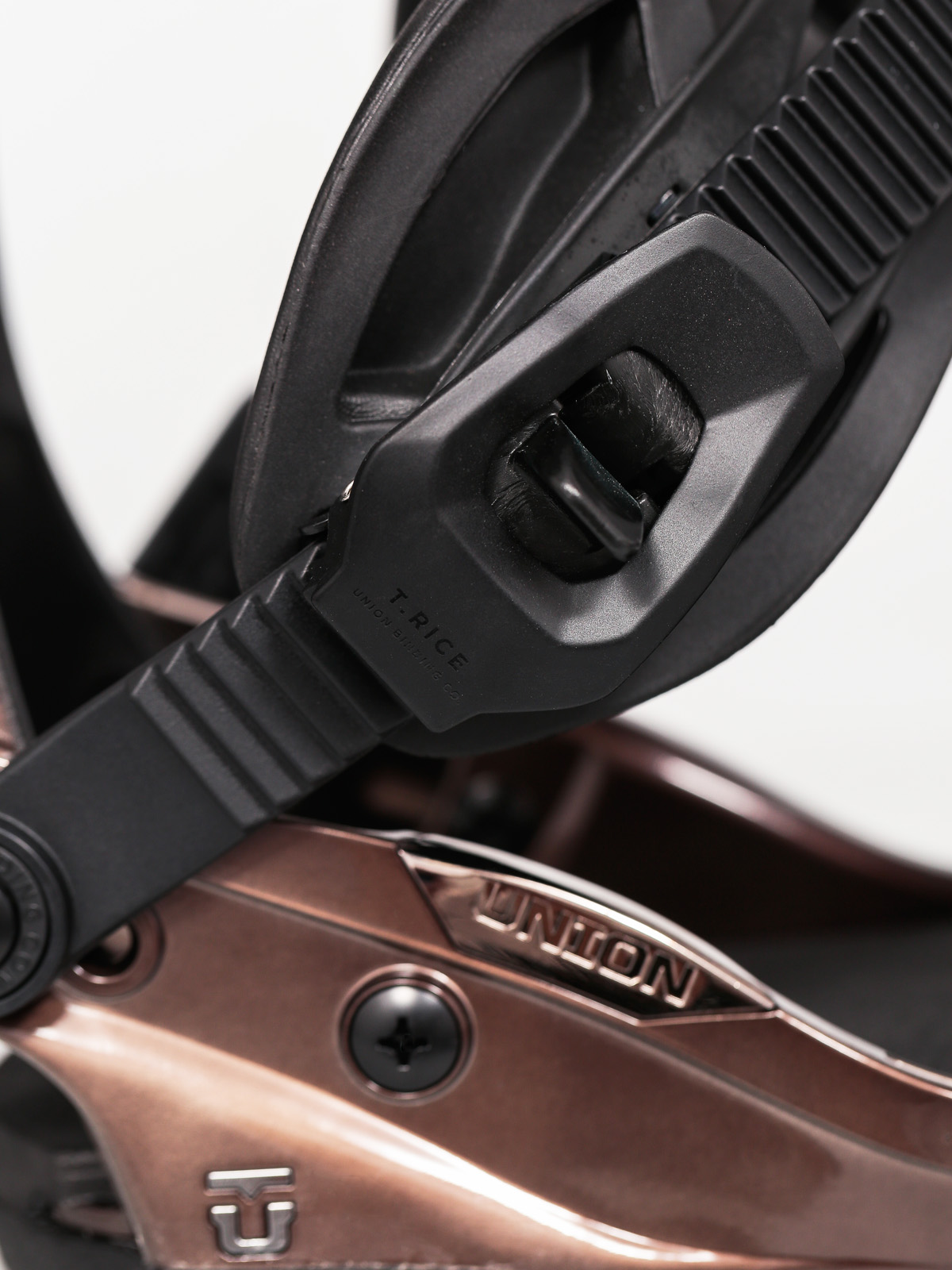 Herren Union Snowboardbindung T Rice (metallic black)