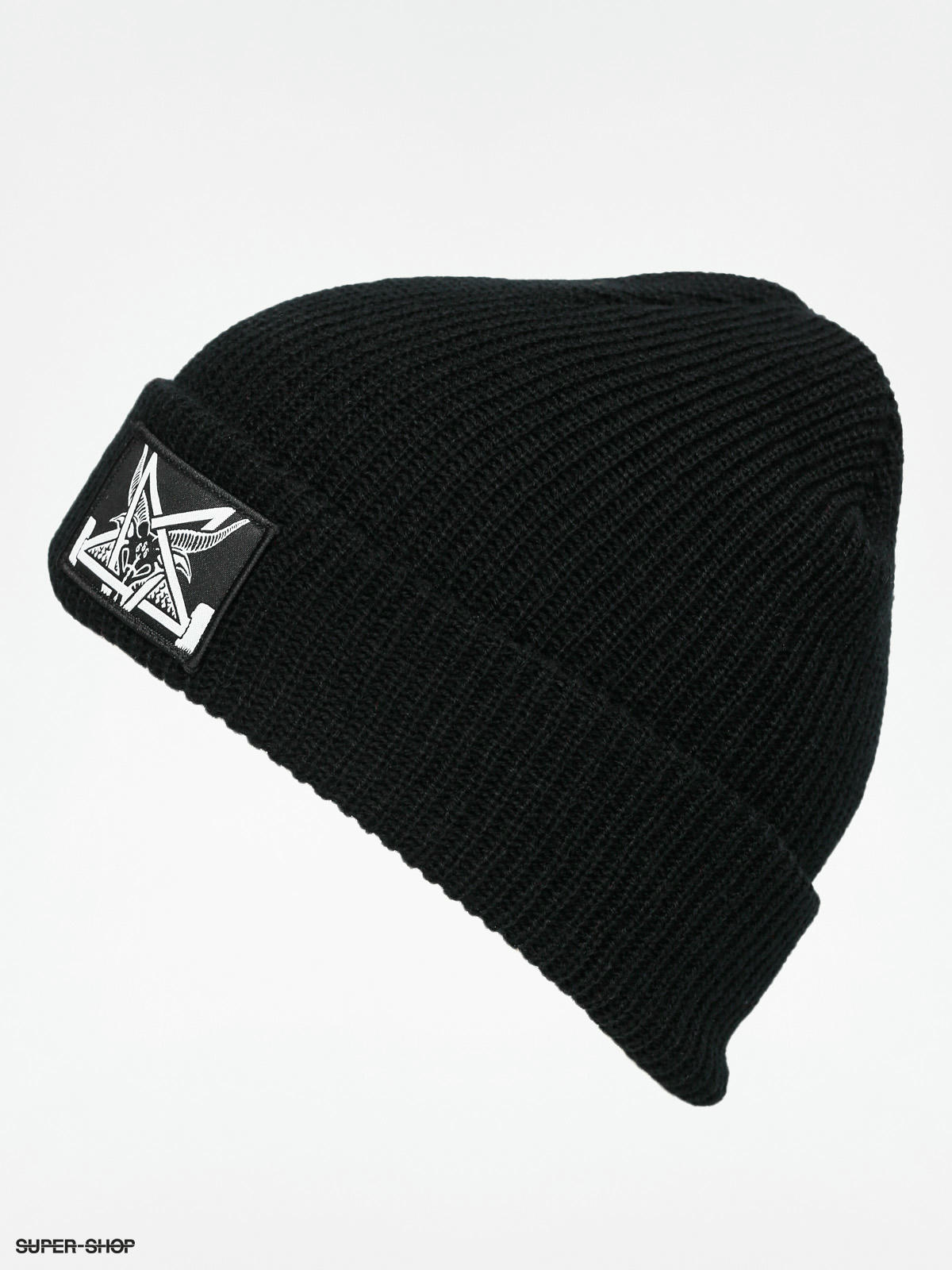 white thrasher beanie