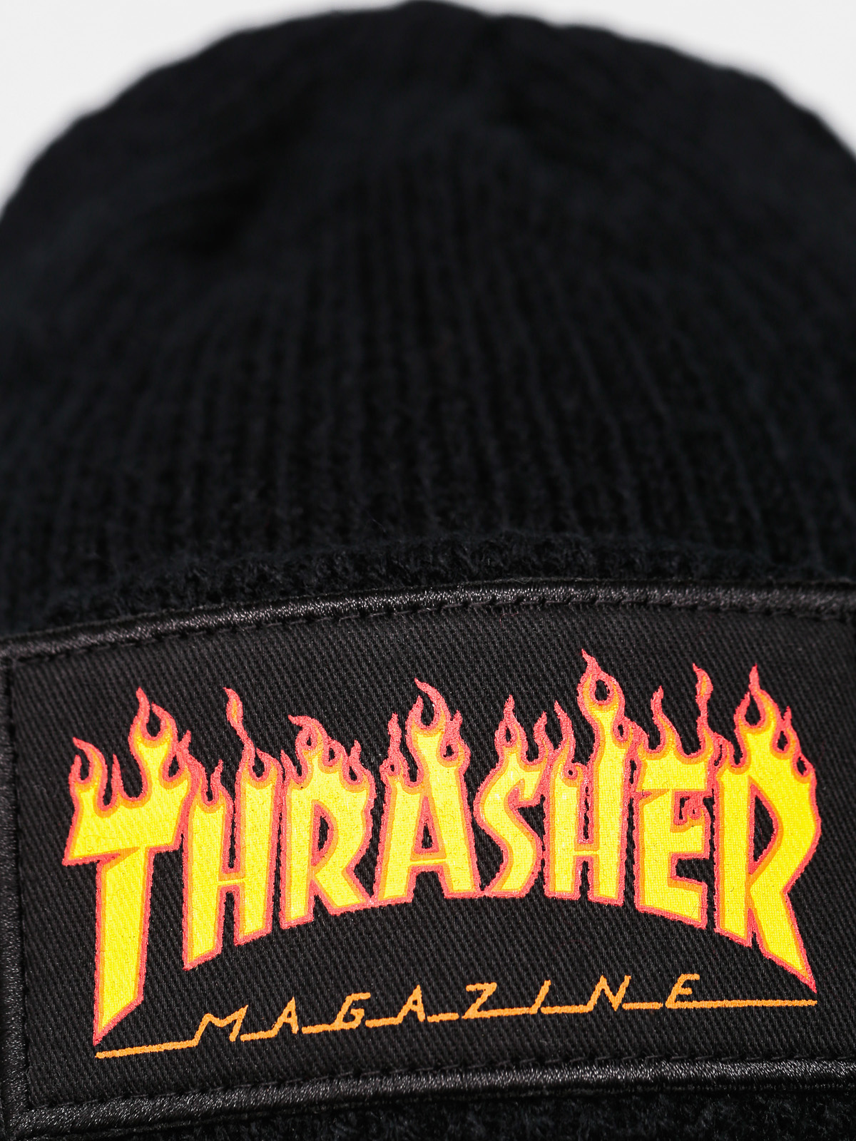 Thrasher Beanie Flame Logo Beanie (black)