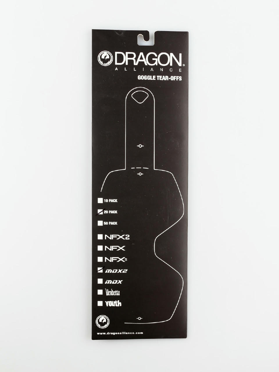 Dragon Abreißfolien MDX2 (tear off 20 pack)