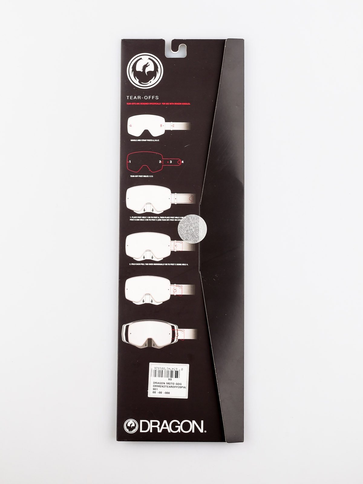 Dragon Spare lens MDX2 (tear off 20 pack)