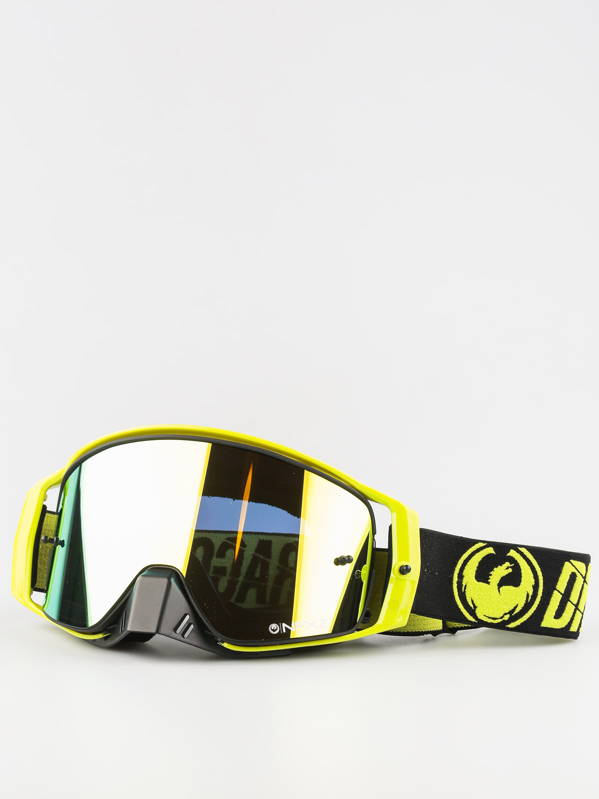 Dragon Cross goggles NFX2 (mergehighvis/smoke gold 10pk+ls)