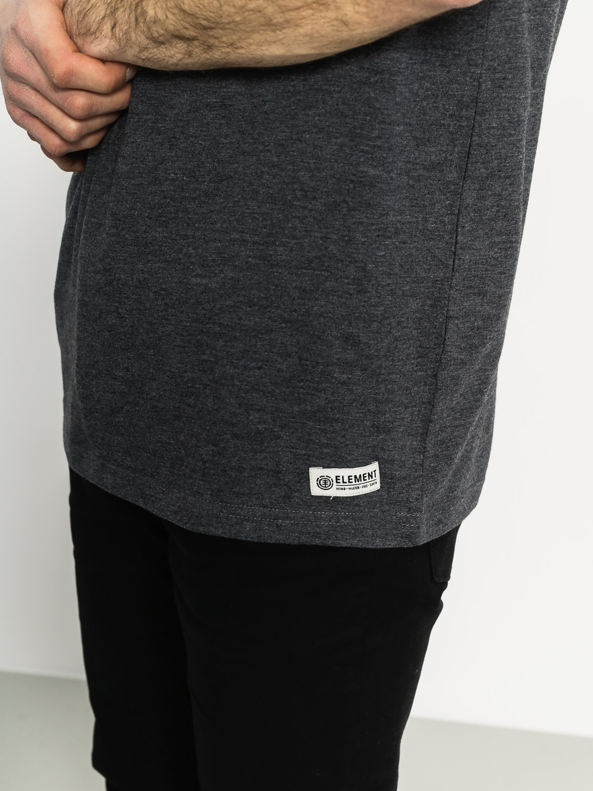 Element T-shirt Basic V (charcoal heather)