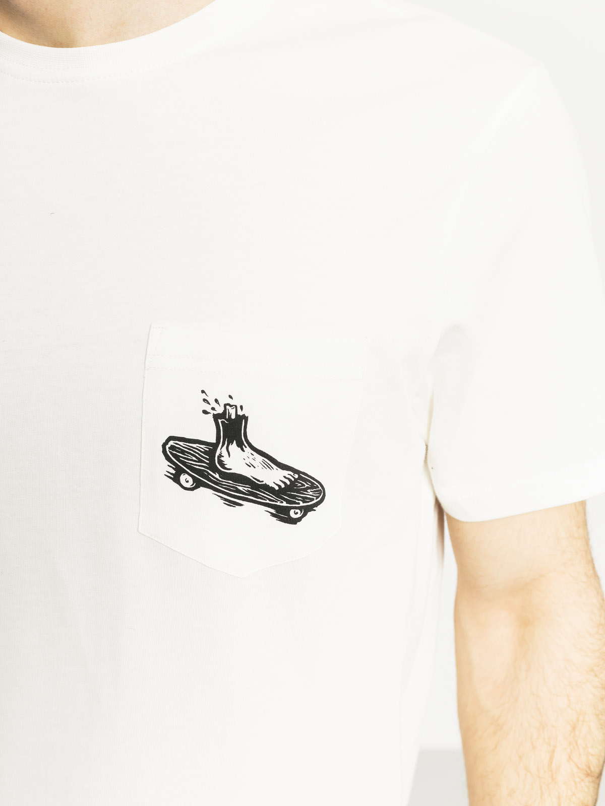Element T-Shirt Skatefoot (off white)