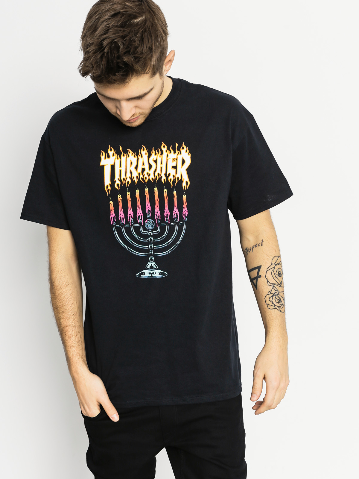 Thrasher T-shirt Menorah (black)