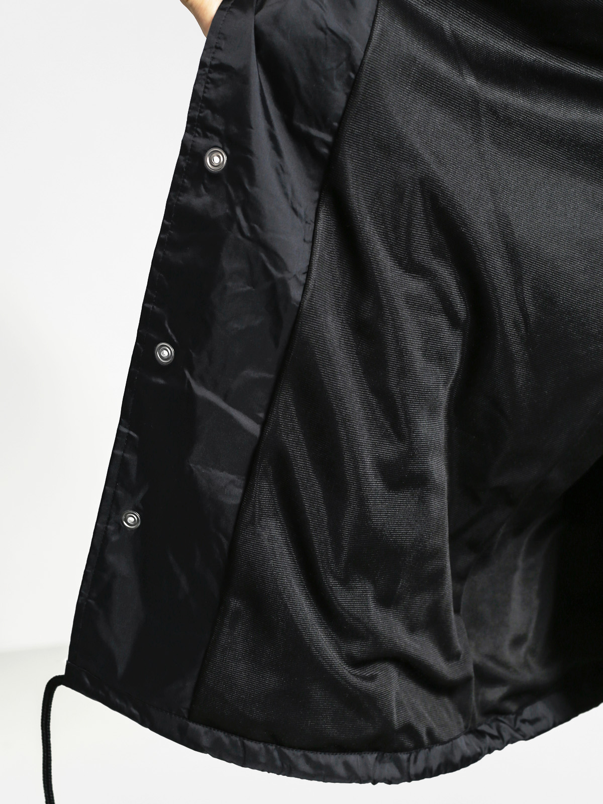 Thrasher Jacket Flame Logo Coach Jacket (black)