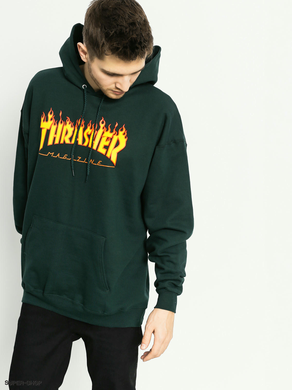 Thrasher hot sale fire hoodie