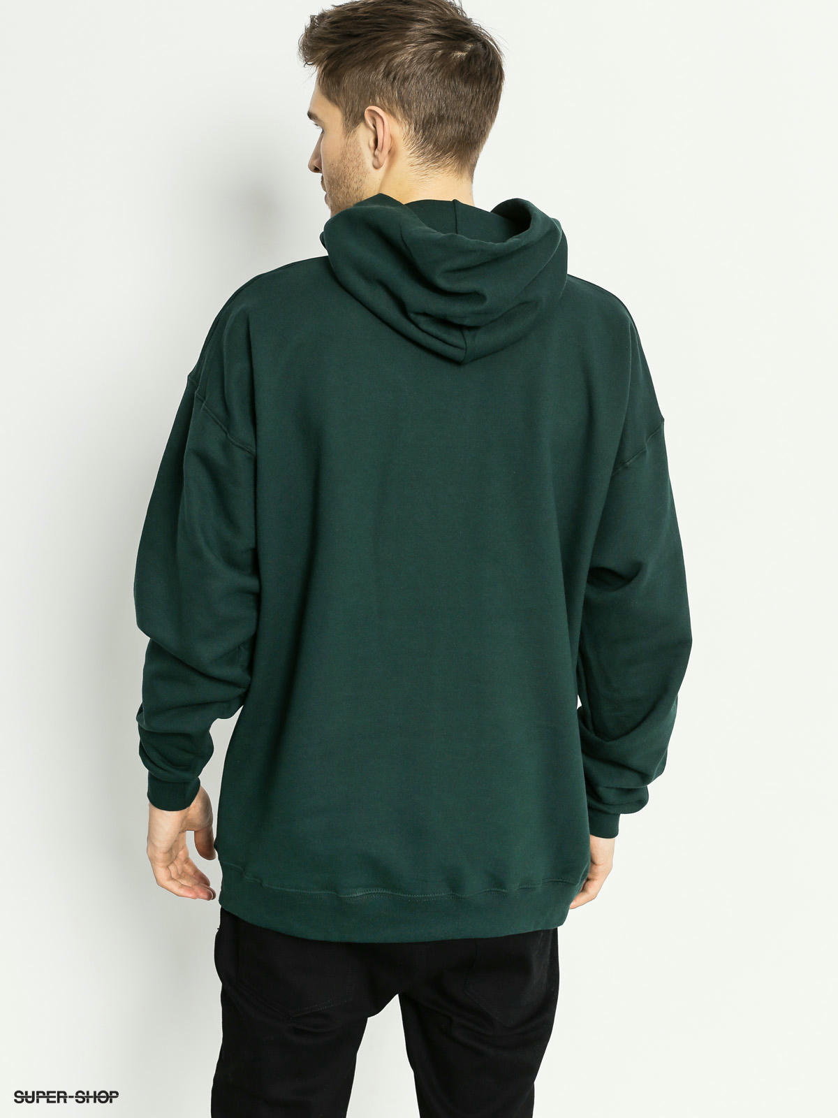 Green thrasher hotsell hoodie flame