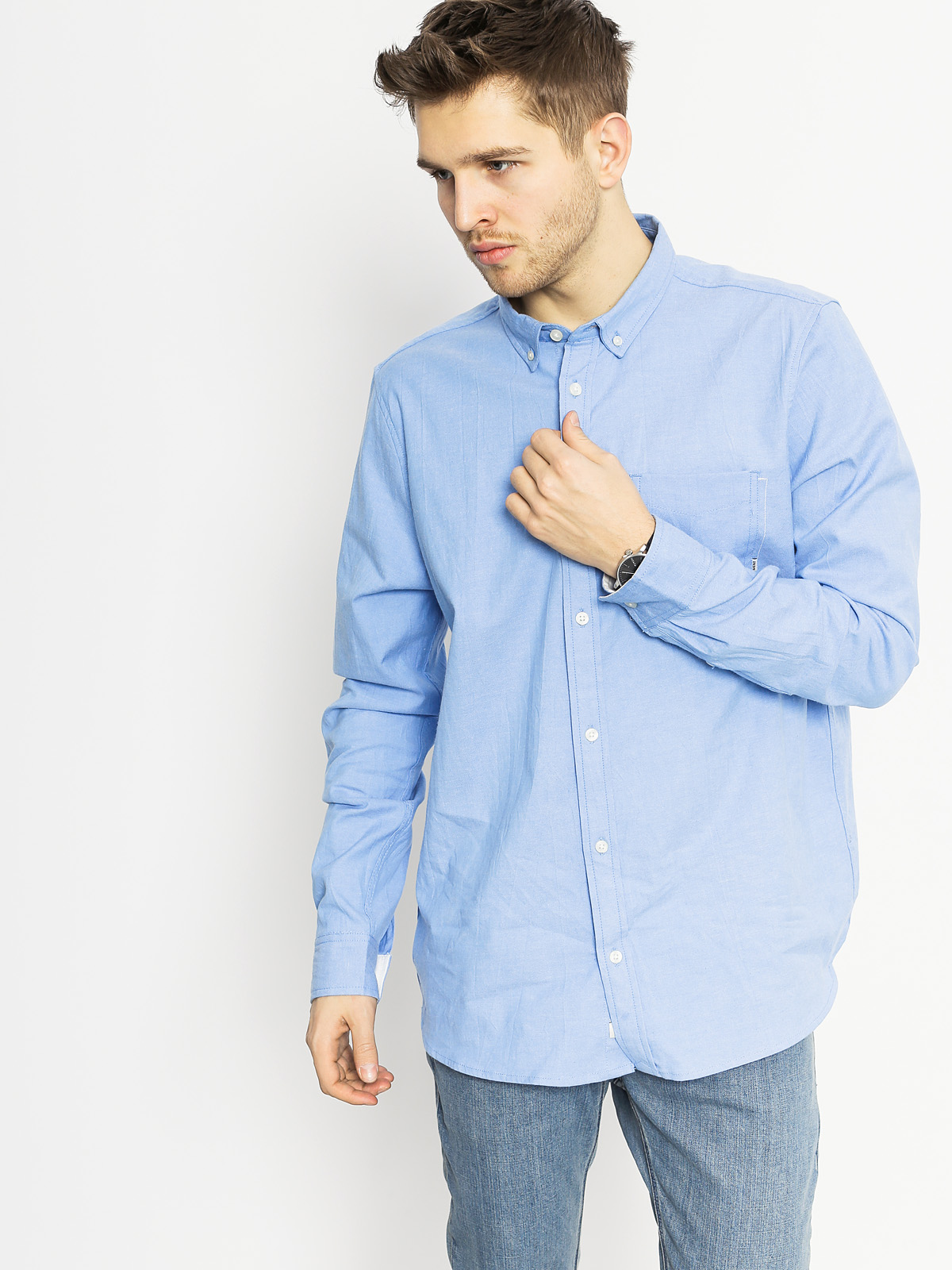 Element Shirt Barker LS (oxford blue)