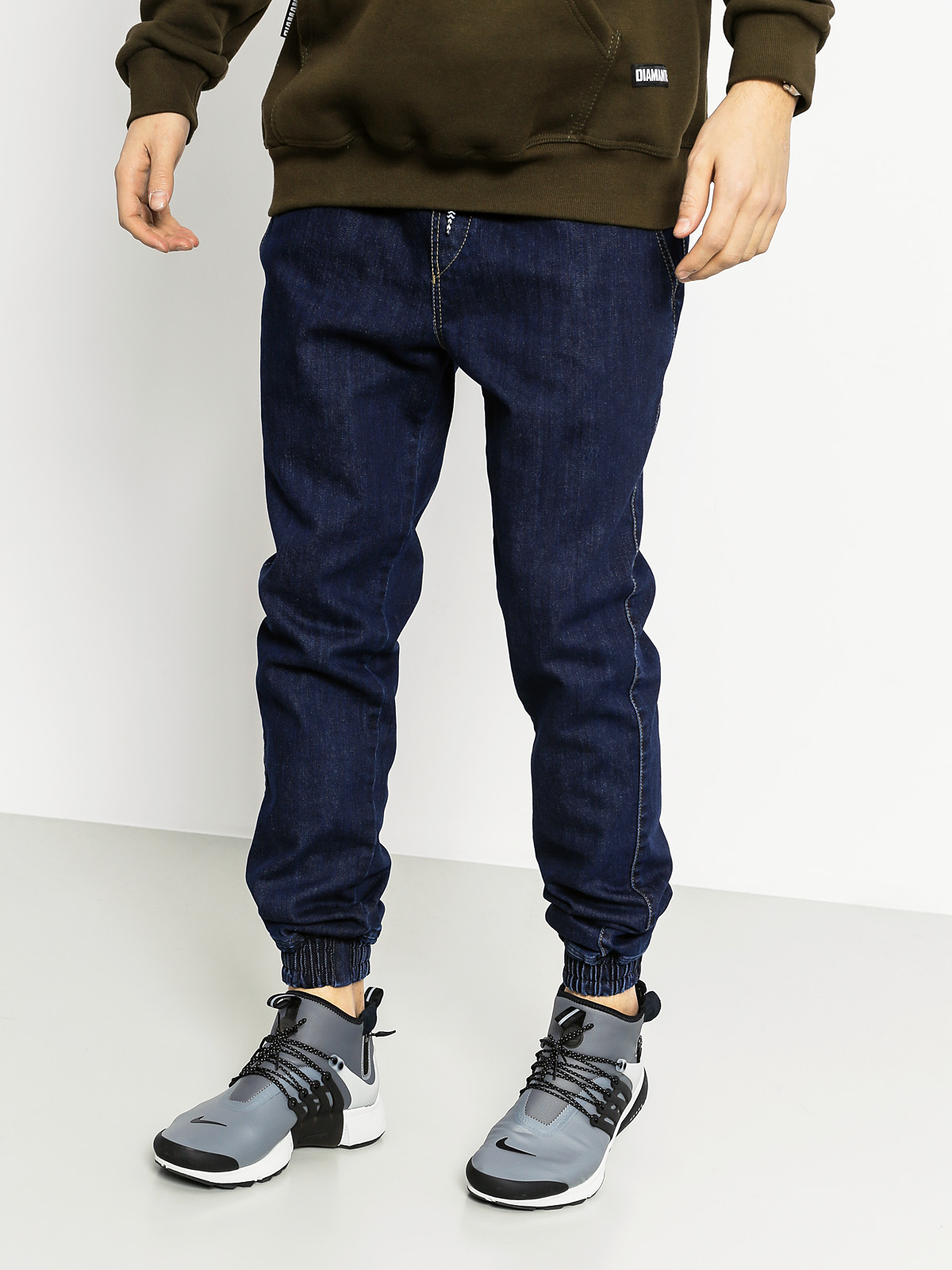 diamante stripe jeans