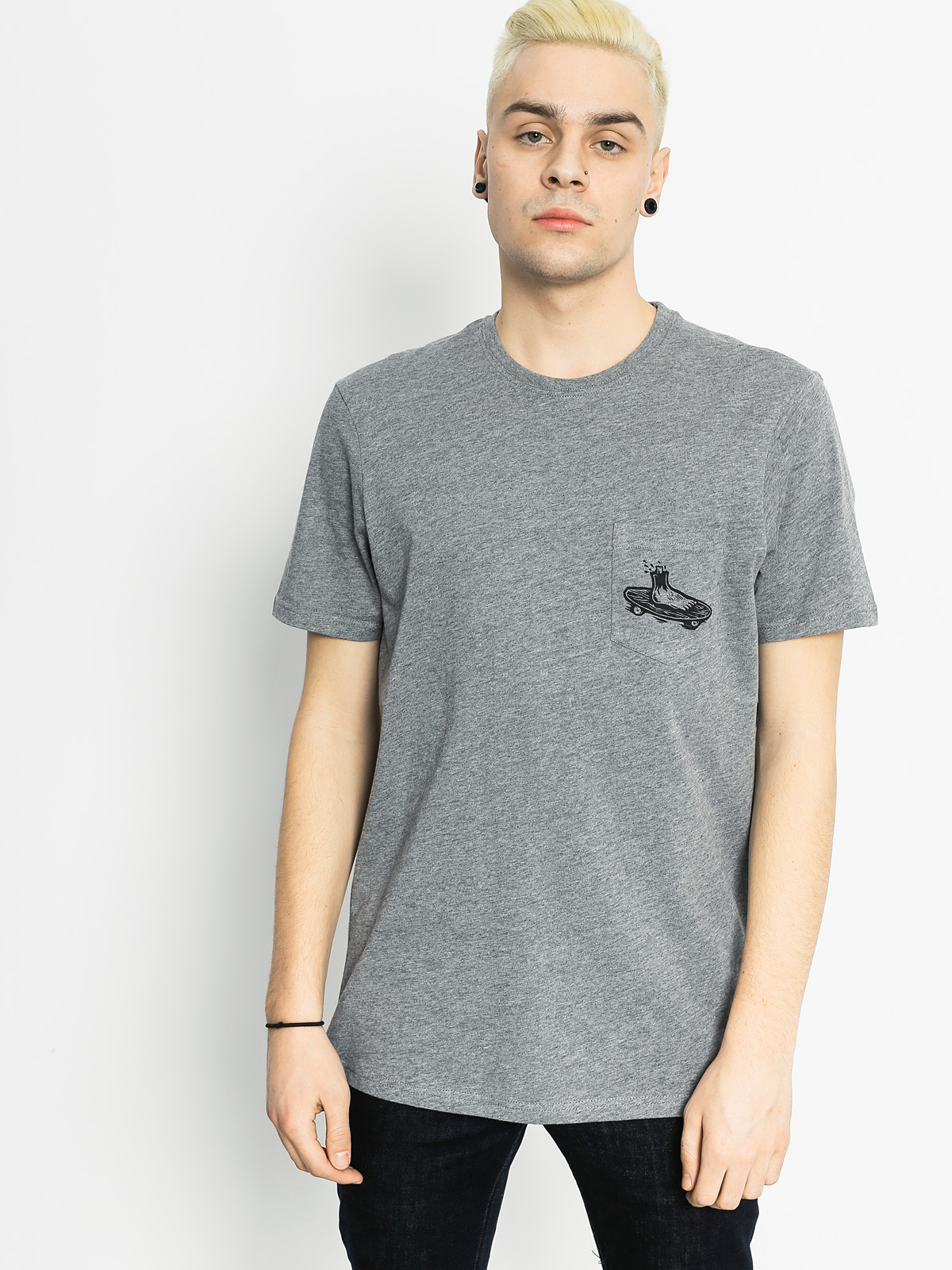 Element T-shirt Skatefoot (grey heather)