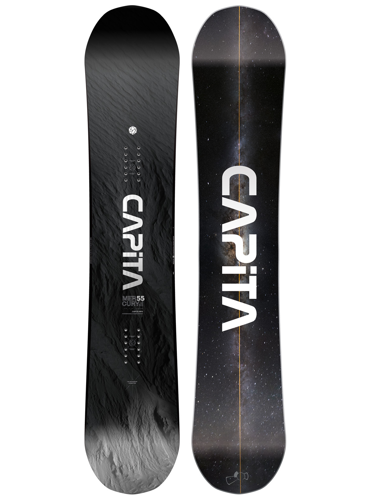 Mens Capita Snowboard Mercury (black white/graphite)