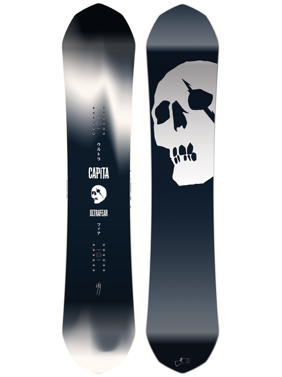 Mens Capita Snowboard Ultrafear (graphite white/graphite white)