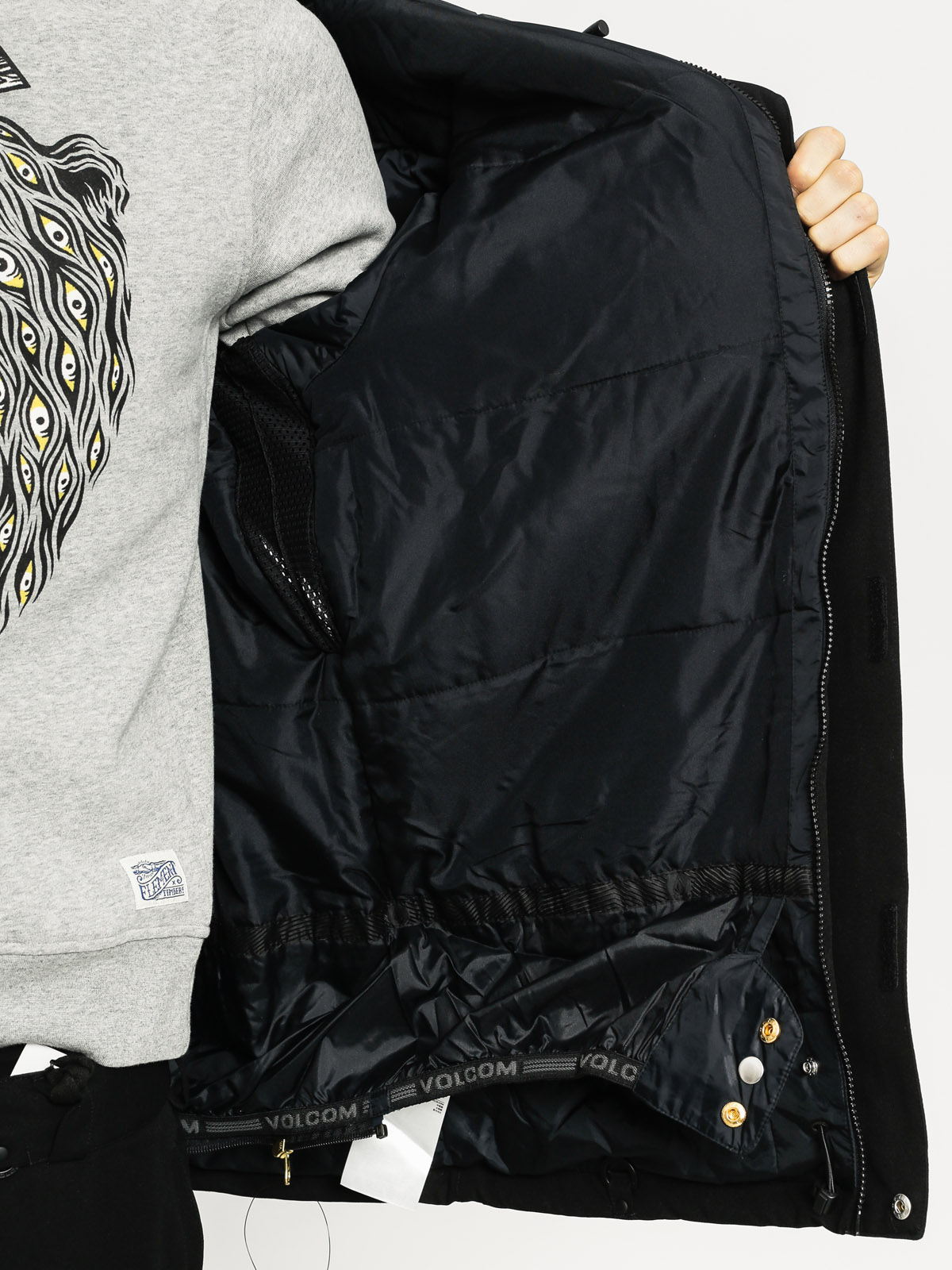 Herren Volcom Snowboardjacke Alternate Ins (blk)