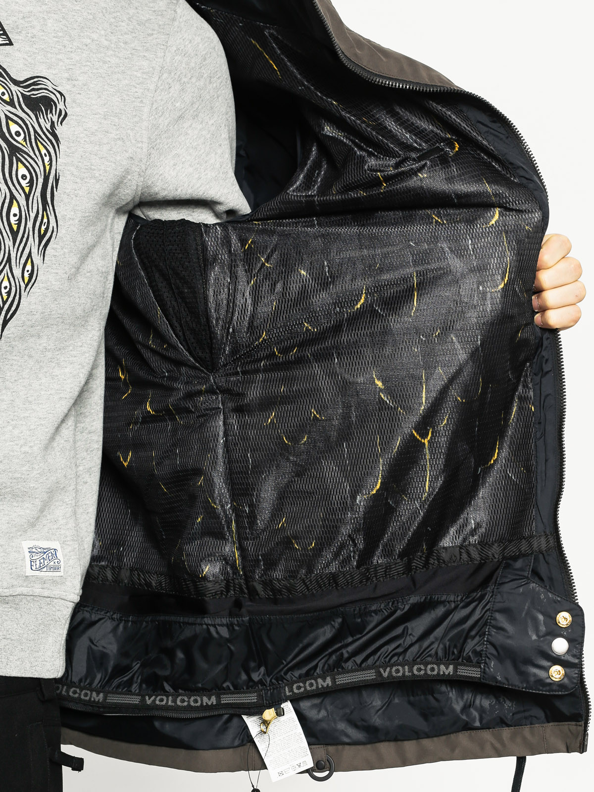 Mens Volcom Snowboard jacket Sid (vbk)