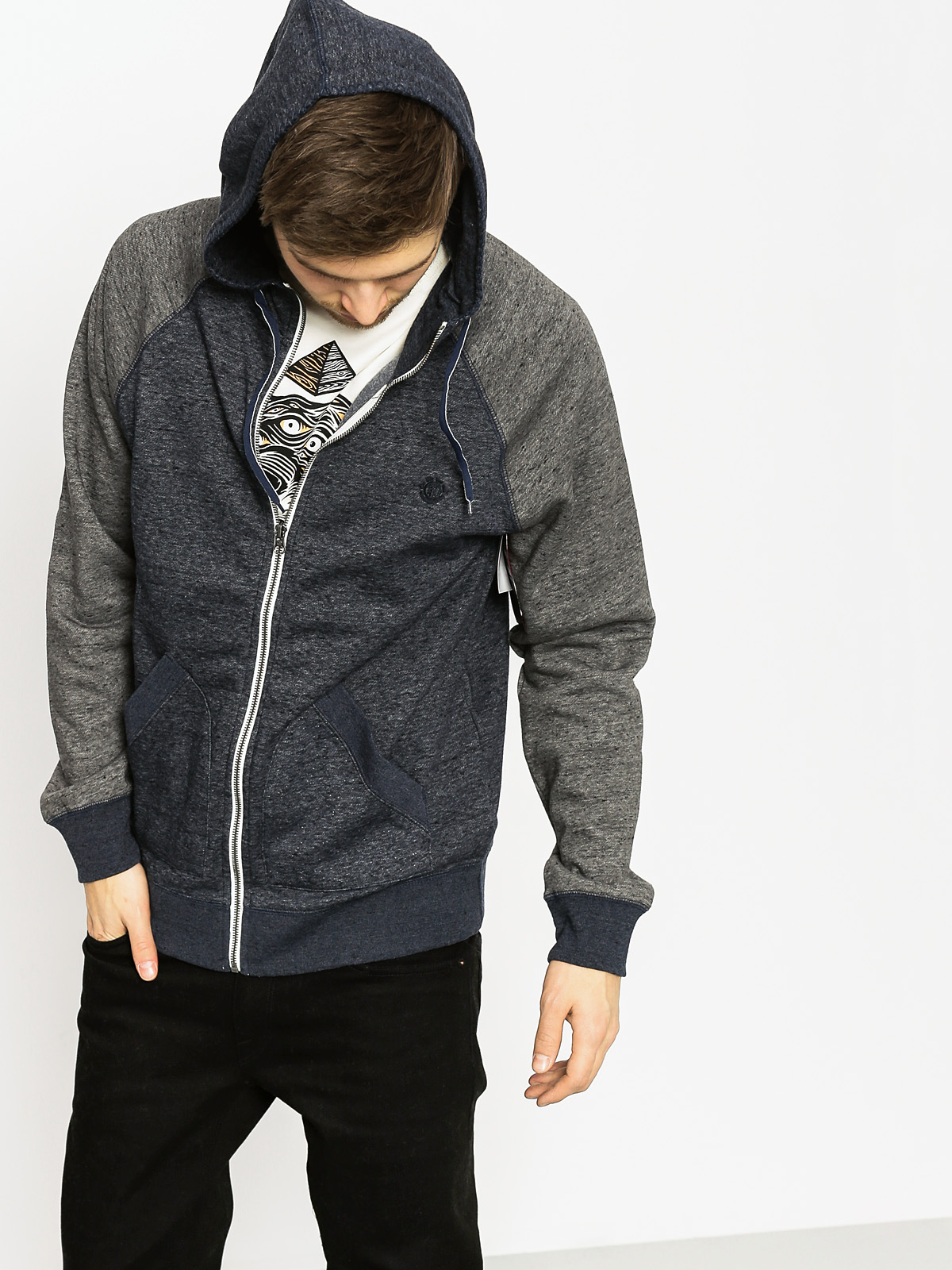 Element Hoodie Meridian Upg ZHD (eclipse navy)