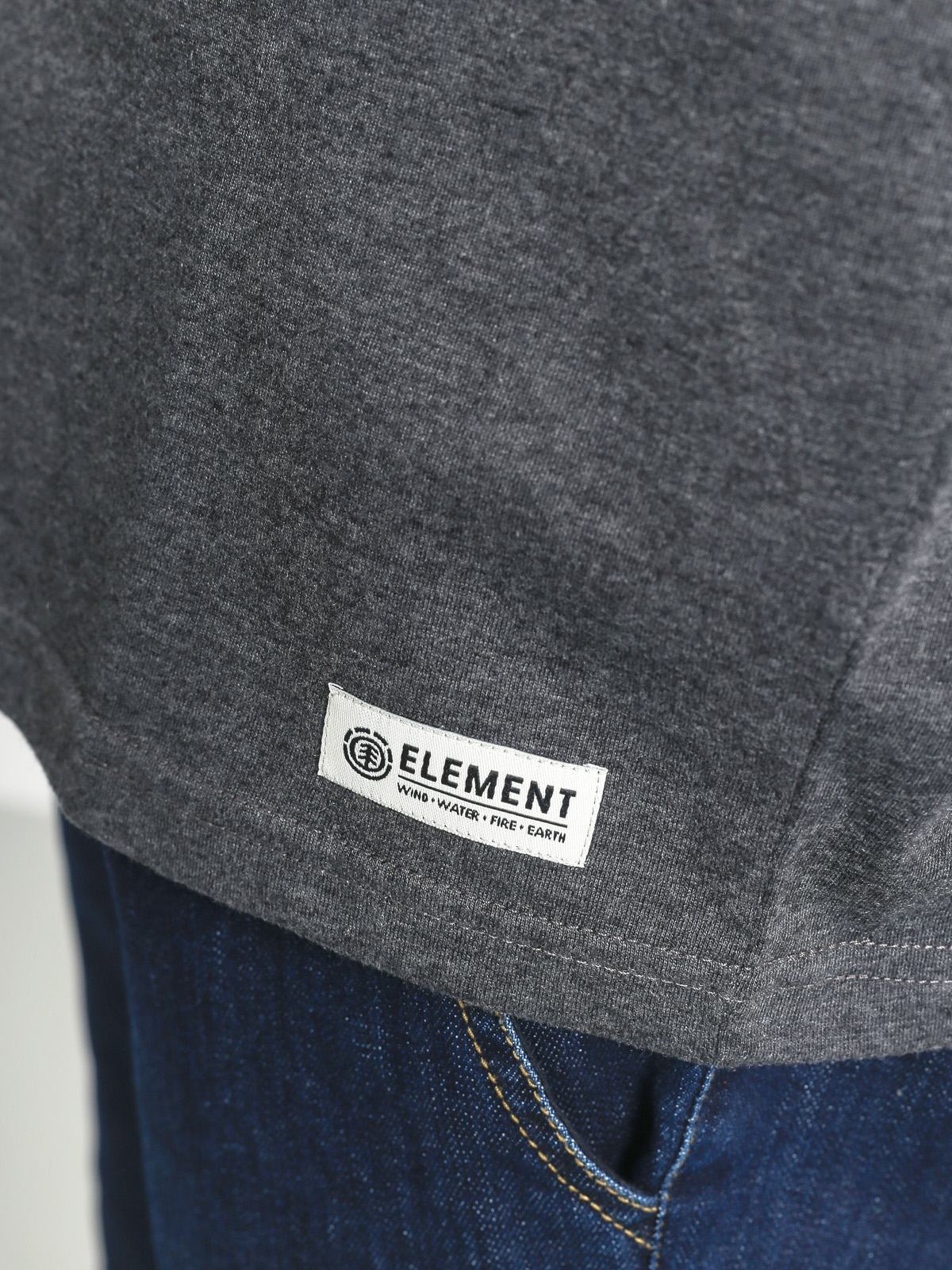 Element T-shirt Basic Pocket Cr (charcoal heather)