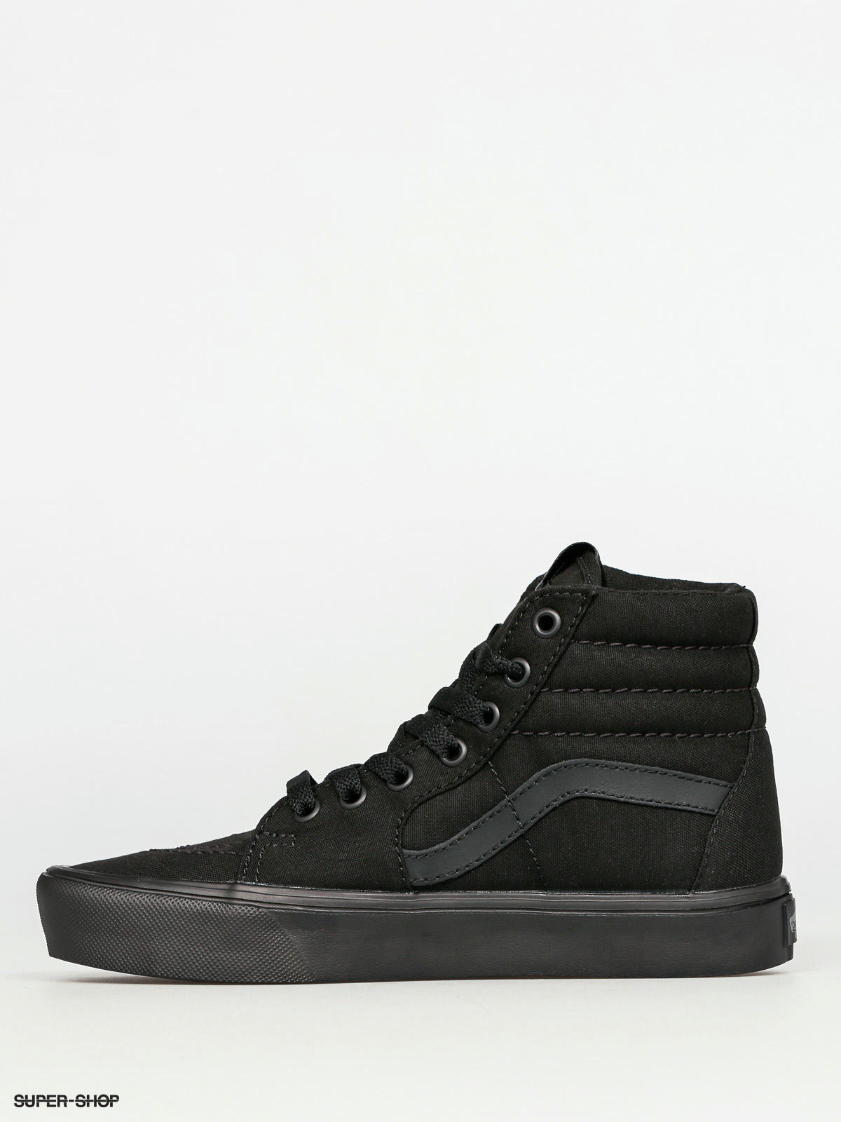 vans sk8 hi black canvas