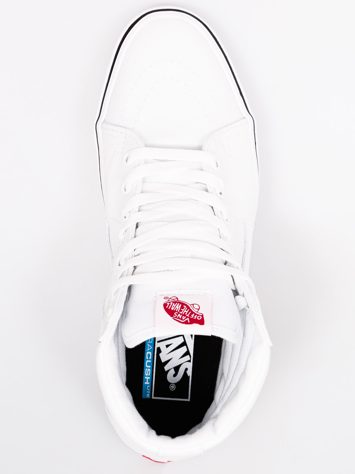 Vans sk8 hi lite white sales