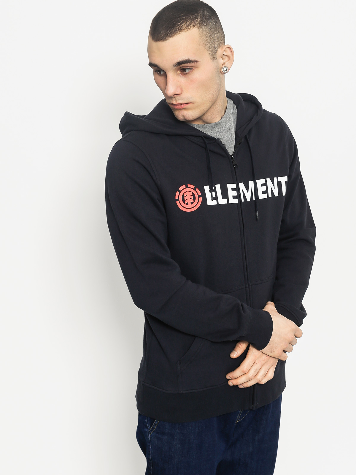 Element Hoodie Horizontal ZHD (flint black)