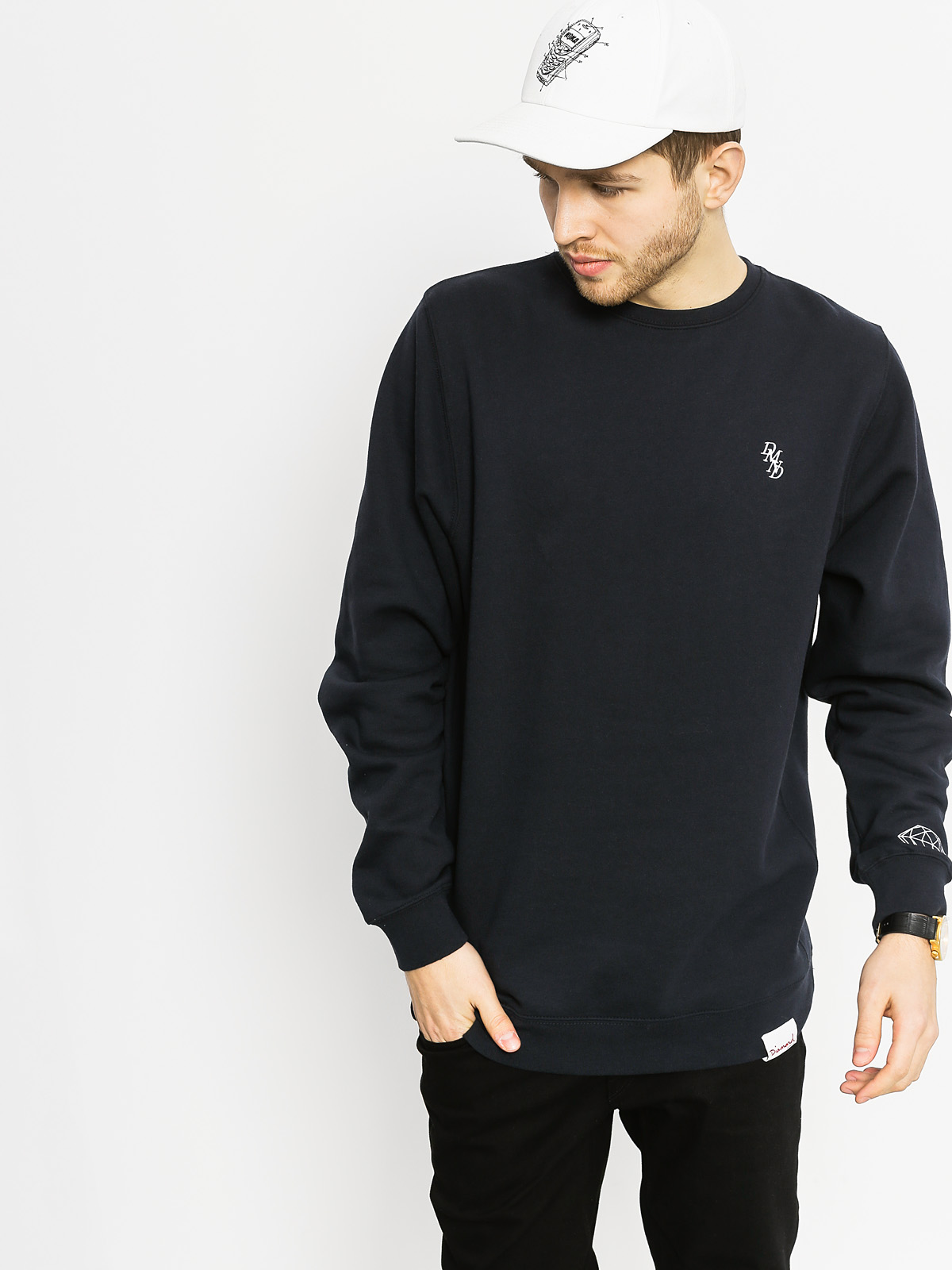 Diamond Supply Co. Sweatshirt Serif (navy)
