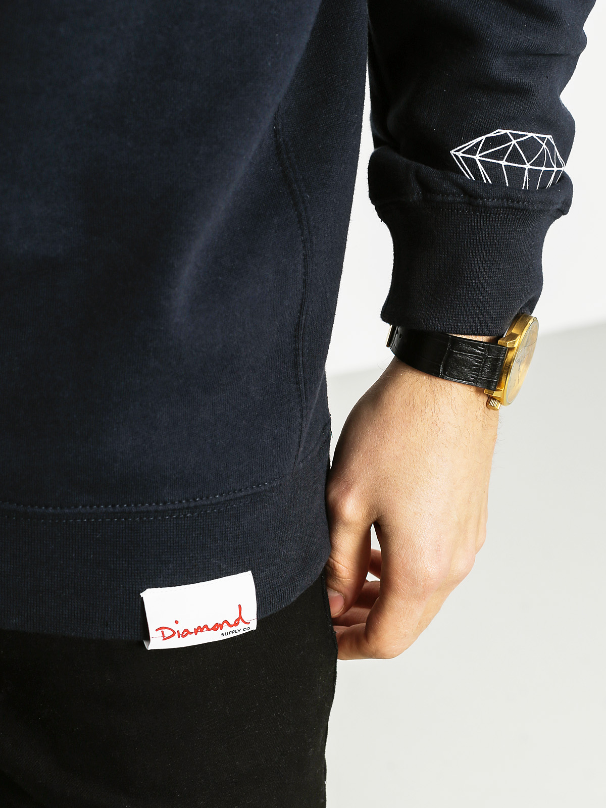 Diamond Supply Co. Sweatshirt Serif (navy)