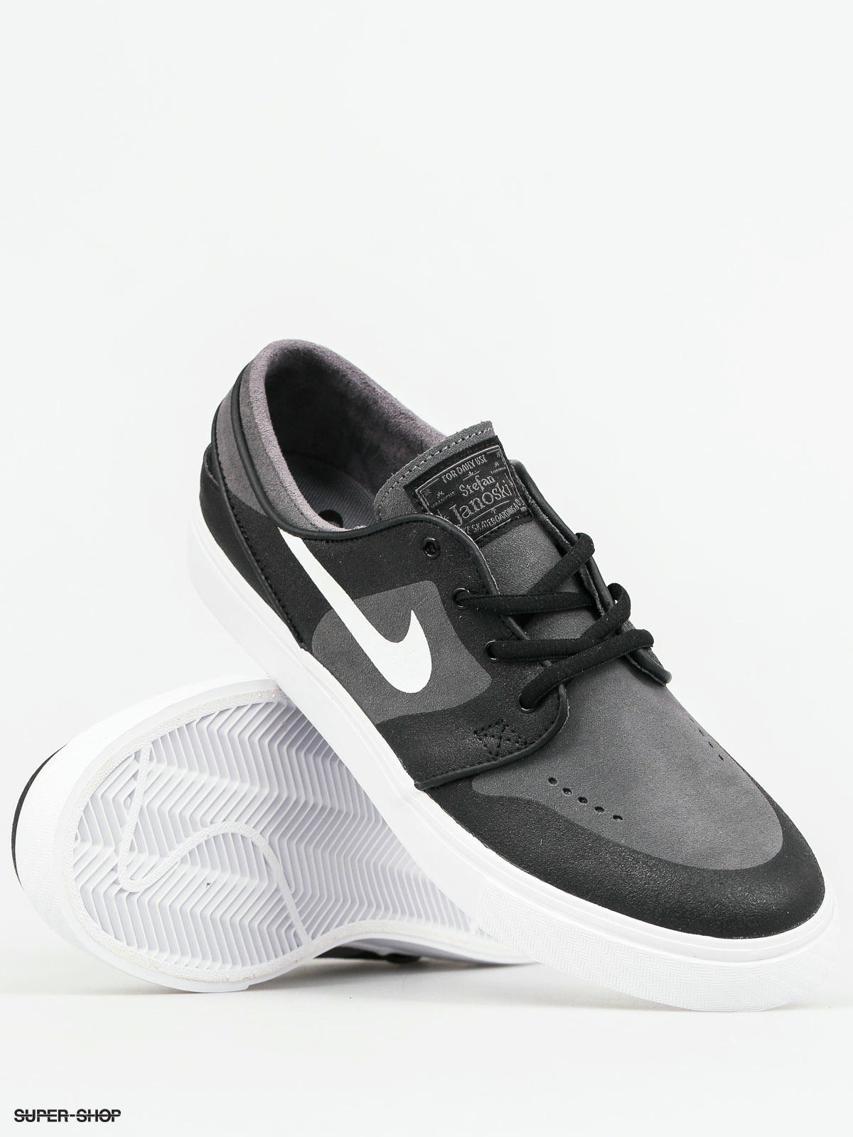 majs radium båd Nike SB Shoes Stefan Janoski Elite (dark grey/white black)