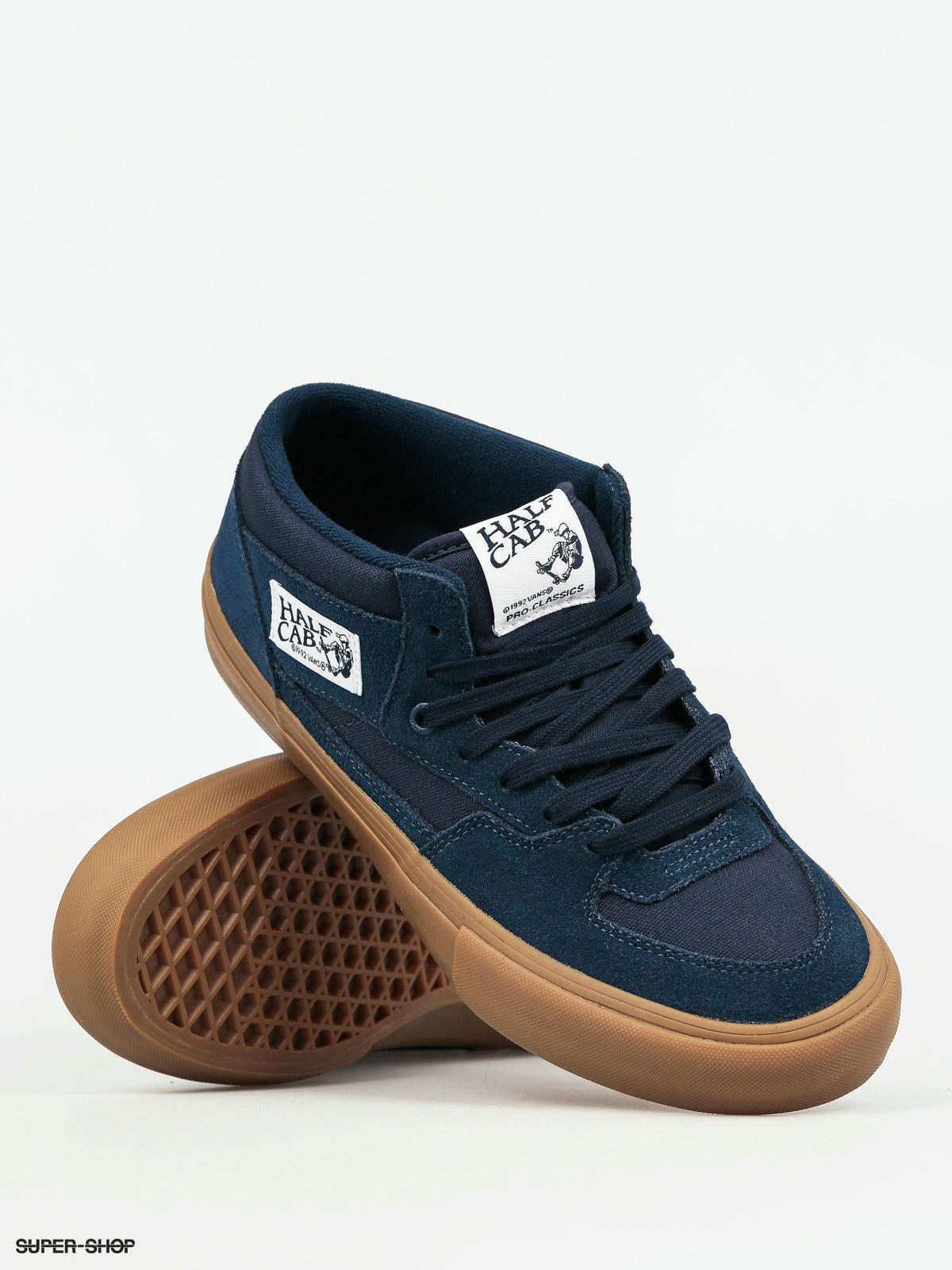 vans half cab pro navy