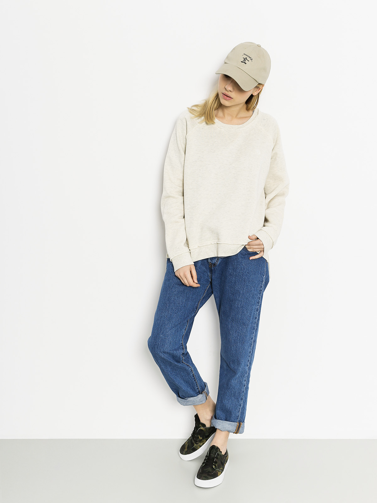 Element Sweatshirt Cart Wmn (oatmeal)