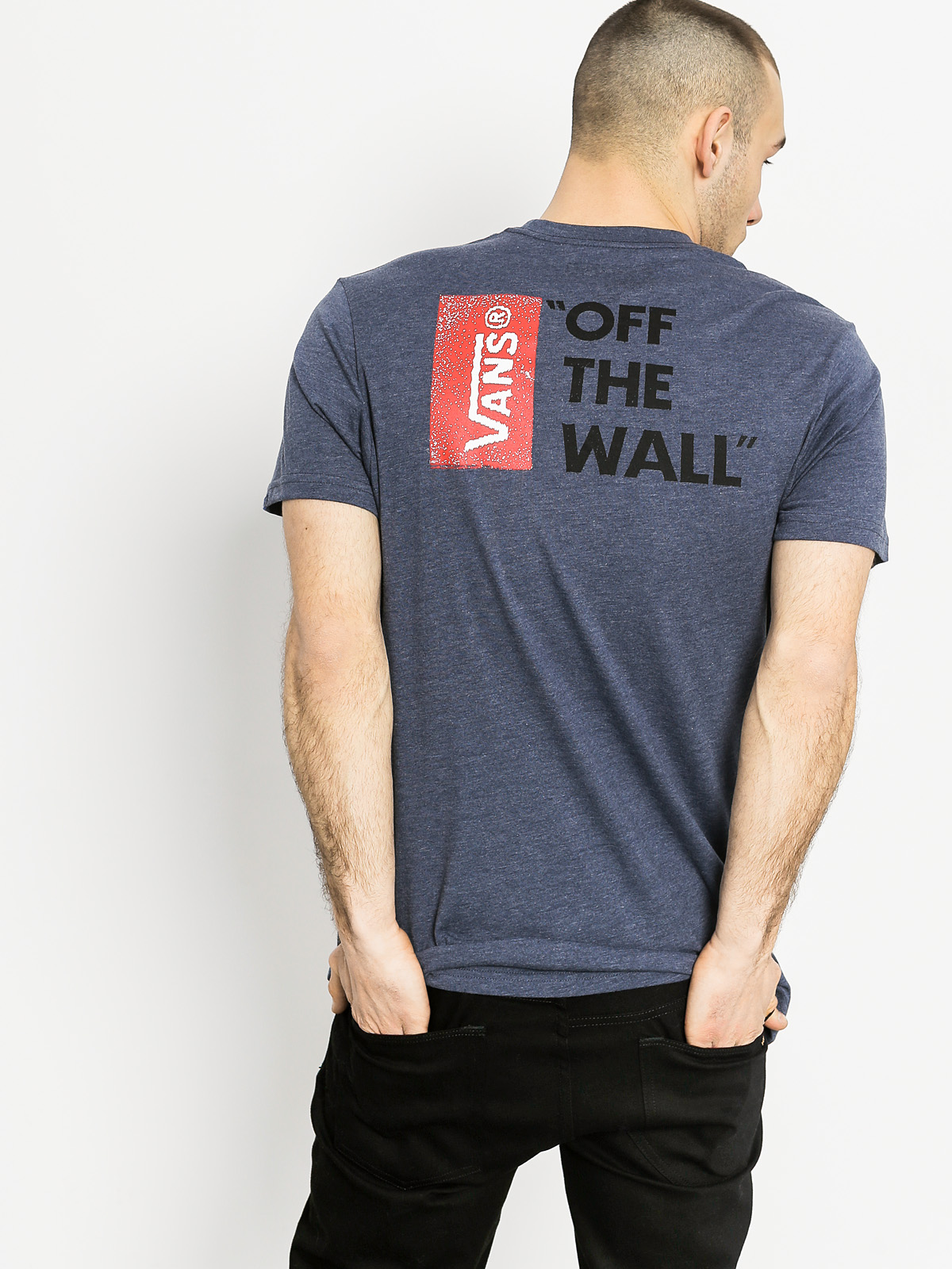 Vans T-shirt Off The Wall (heather navy)