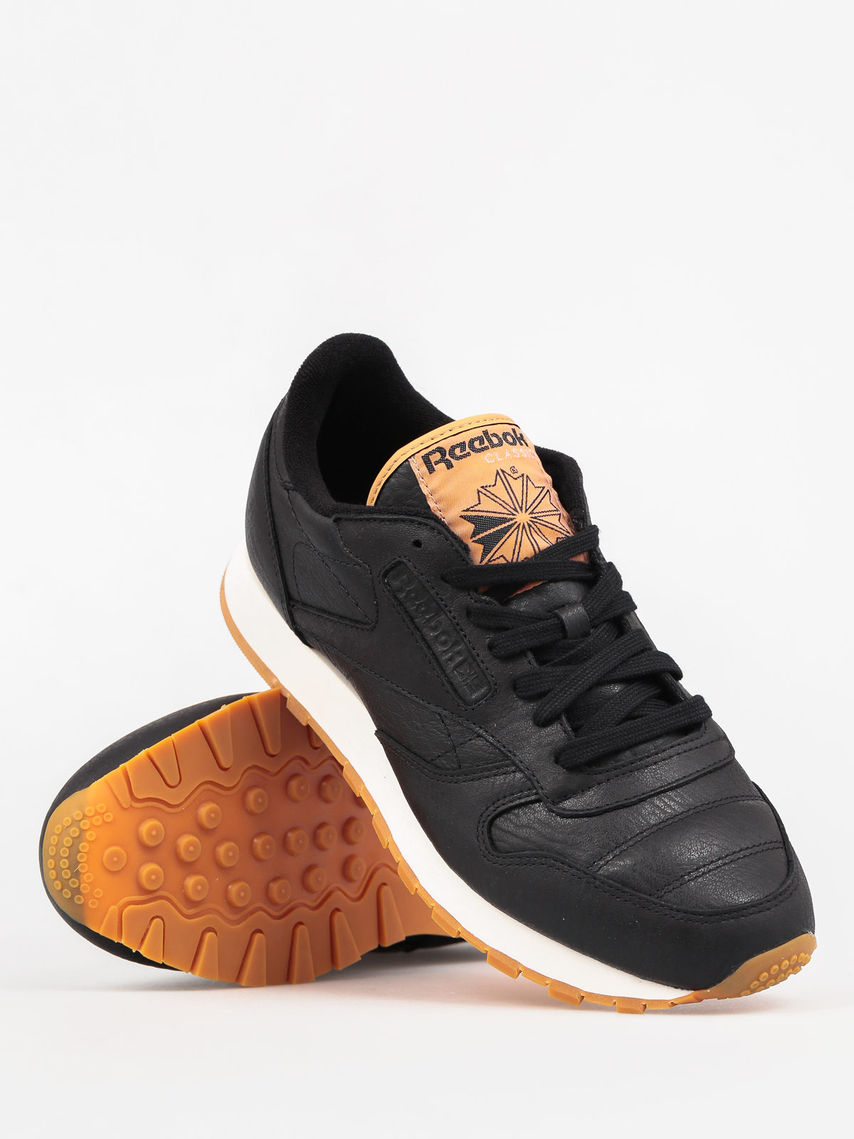 Reebok Shoes CLassic Leather Boxing (black/chalk/golden horizn)
