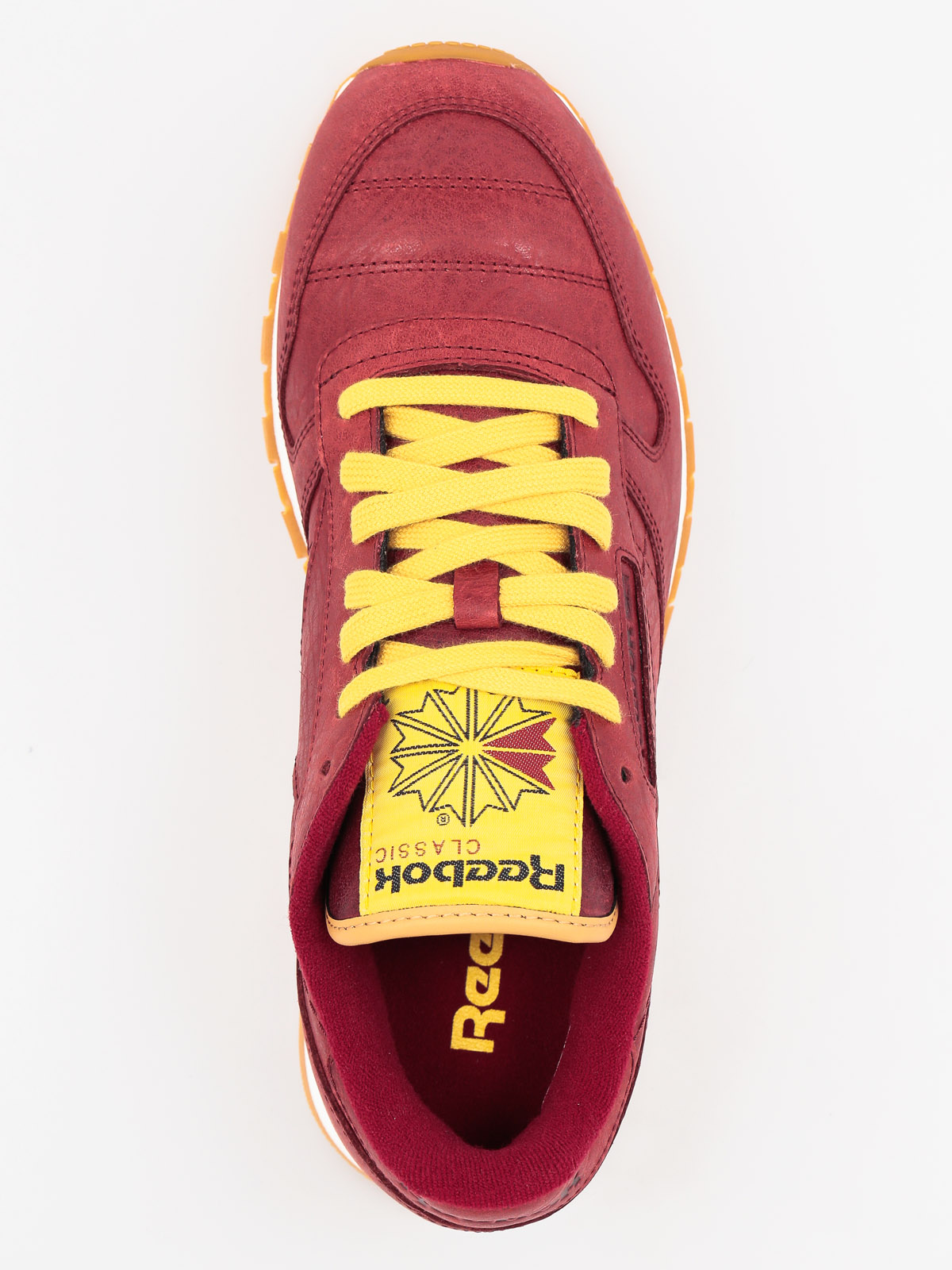 Reebok Shoes Classic Leather Boxing (rugged maroon/chalk gum)